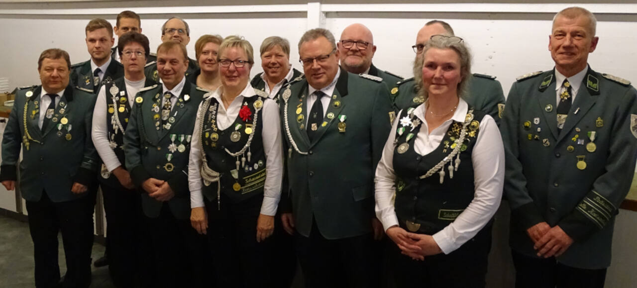 Vorstand des Schützenvereins Schwinde 2024